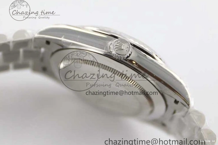 1230 Soft Day Date 40mm SS 904L Steel TWF 1:1 Best Edition Ice Blue Roman Dial on SS Bracelet A 2359